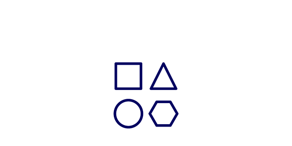 Icon zeigt verschiedene Formen